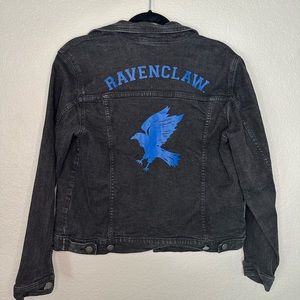 Harry Potter Ravenclaw Black Jean Jacket Size Medium